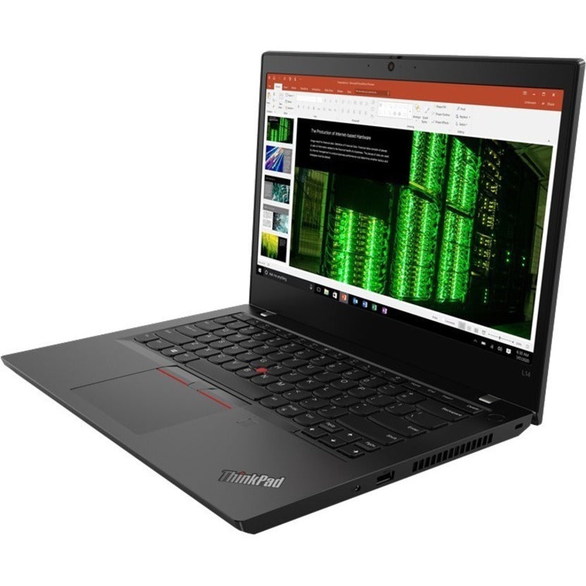 Lenovo ThinkPad L14 Gen2 20X100GEUS 14 Notebook - Full HD - 1920 x 1080 - Intel Core i7 11th Gen i7-1165G7 Quad-core (4 Core) 2.8GHz - 16GB Total RAM - 512GB SSD - Black - no ethernet port - not compatible with mechanical docking stations