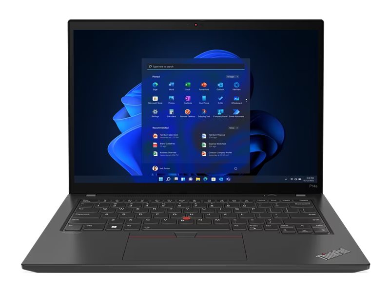 Lenovo ThinkPad P14s Gen 4 21HF - Intel Core i7 - 1370P / up to 5.2 GHz - vPro Enterprise - Win 11 Pro - Intel Iris Xe Graphics 21HF000BUS