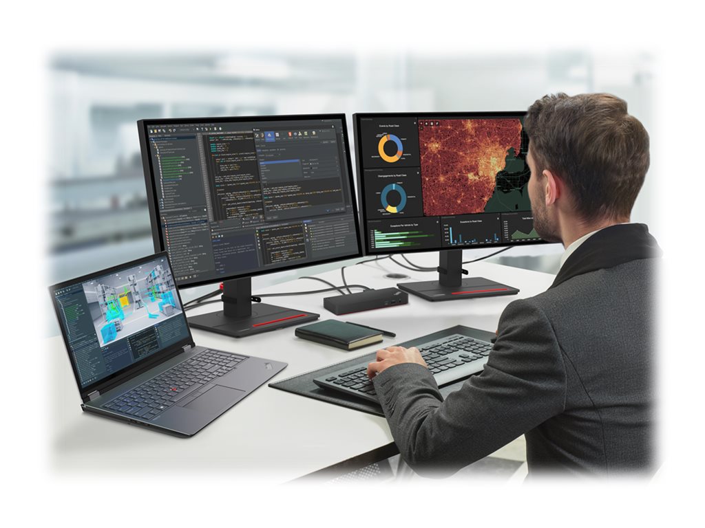 Lenovo ThinkPad P16 Gen 1 21D7 - 180-degree hinge design - Intel Core i5 - 12600HX / up to 4.6 GHz - Win 10 Pro 64-bit