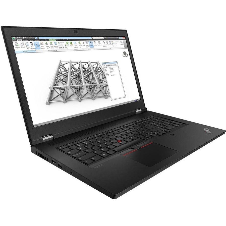 Lenovo ThinkPad P17 Gen 1 20SQS3DN00 17.3" Mobile Workstation - 4K UHD - 3840 x 2160 - Intel Core i9 10th Gen i9-10885H Octa-core (8 Core) 2.40 GHz - 128 GB Total RAM - 1 TB SSD - Black
