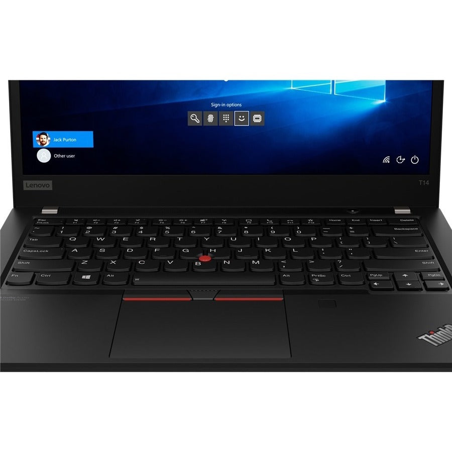 Lenovo ThinkPad T14 Gen 2 20W0014SUS 14 Touchscreen Notebook - Full HD - Intel Core i7 11th Gen i7-1185G7 - vPro Technology - 16 GB - 512 GB SSD - English Keyboard - Black"