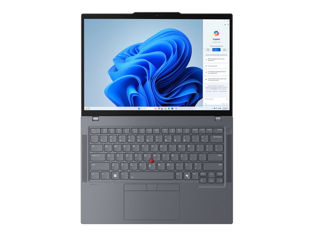 Lenovo ThinkPad T14 Gen 5 21ML - 180-degree hinge design - Intel Core Ultra 7 - 155U / up to 4.8 GHz - Win 11 Pro - Intel Graphics 21ML0054US