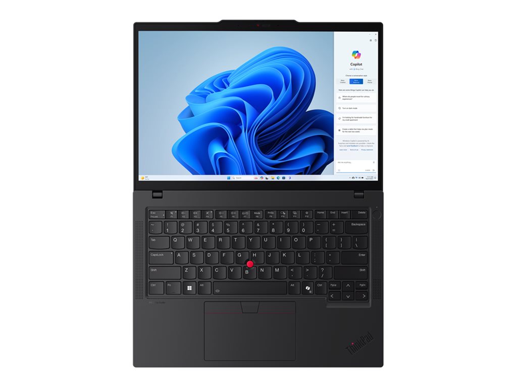 Lenovo ThinkPad T14 Gen 5 21ML - 180-degree hinge design - Intel Core Ultra 7 - 165U / up to 4.9 GHz - vPro Enterprise - Win 21ML0055US