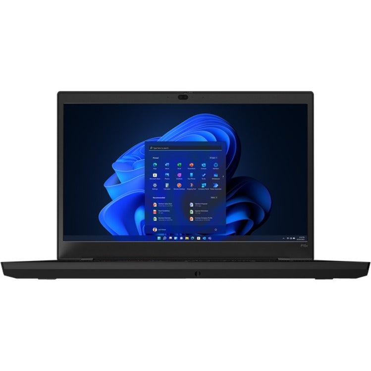 Lenovo ThinkPad T15p Gen 3 21DA000YUS 15.6 Mobile Workstation - Full HD - Intel Core i7 12th Gen i7-12700H - 8 GB - 256 GB SSD - English Keyboard - Black"