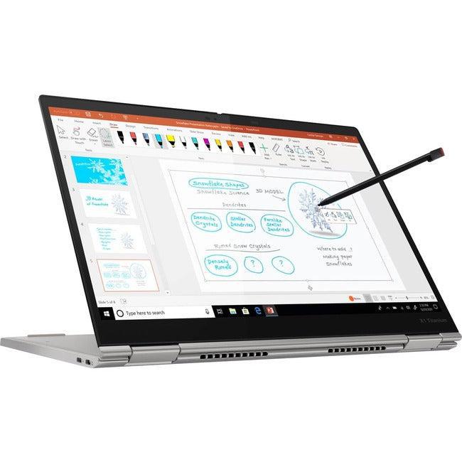 Lenovo ThinkPad X1 Titanium Yoga Gen 1 20QA00A3US 13.5 Touchscreen Convertible 2 in 1 Notebook - QHD - Intel Core i7 11th Gen i7-1160G7 - Intel Evo Platform - 16 GB - 512 GB SSD - English Keyboard - Titanium"