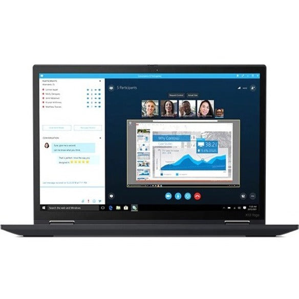 Lenovo ThinkPad X13 Yoga Gen 2 20W8002TUS 13.3 Touchscreen Convertible 2 in 1 Notebook - WUXGA - Intel Core i7 11th Gen i7-1185G7 - vPro Technology - 16 GB - 512 GB SSD - English (US) Keyboard - Black"