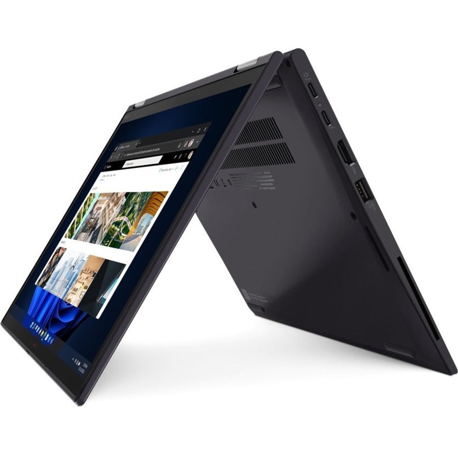 Lenovo ThinkPad X13 Yoga Gen 3 21AW002MUS 13.3 Touchscreen Convertible 2 in 1 Notebook - WUXGA - Intel Core i5 12th Gen i5-1235U - 16 GB - 256 GB SSD - English Keyboard - Thunder Black"
