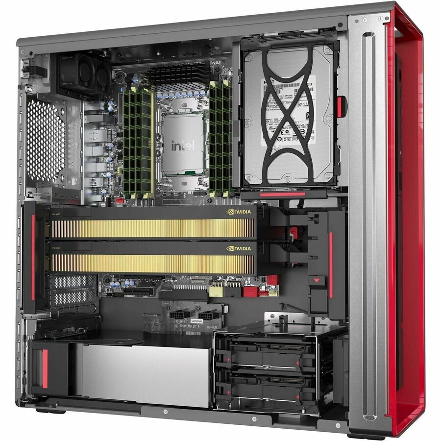 Lenovo ThinkStation 30GA0013US Workstation - Intel Xeon Deca-core (10 Core) w5-2445 - 32