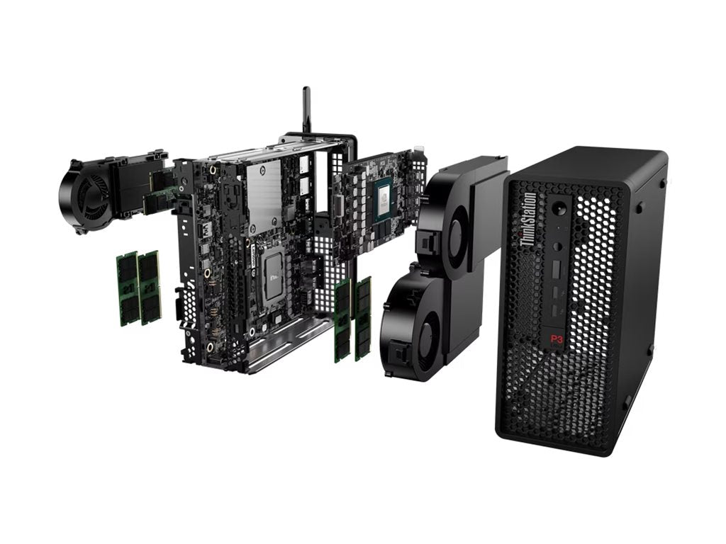 Lenovo ThinkStation P3 Ultra 30HA - MT 1 x Core i9 13900 / up to 5.6 GHz - vPro Enterprise - RAM 64 GB - SSD 2 TB - TCG Opal 30HA003BUS