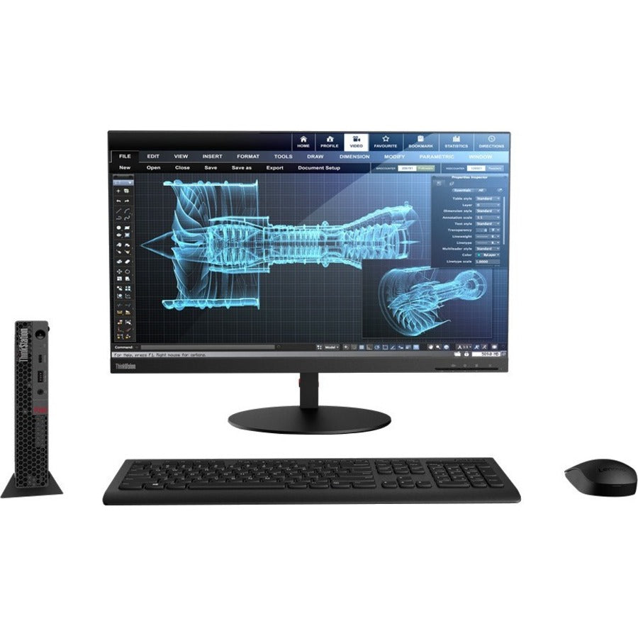 Lenovo ThinkStation P350 30EF0012US Workstation - 1 x Intel Core i9 11th Gen i9-11900T - 16 GB - 512 GB SSD - Tiny - Raven Black