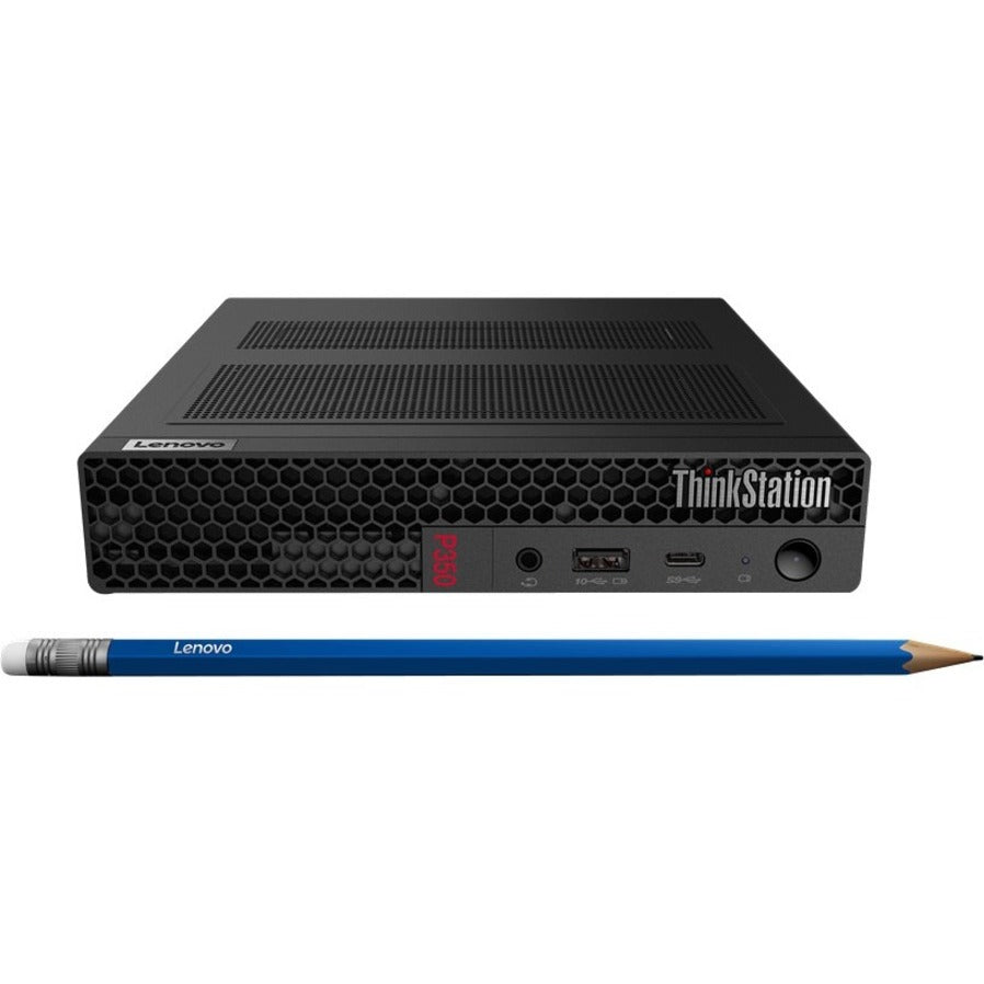 Lenovo ThinkStation P350 30EF001LUS Workstation - 1 x Intel Core i7 11th Gen i7-11700T - 16 GB - 512 GB SSD - Tiny - Raven Black