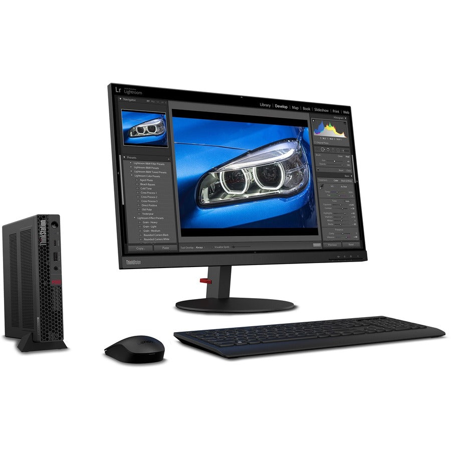 Lenovo ThinkStation P350 30EF004VUS Workstation - 1 x Intel Core i7 11th Gen i7-11700T - 32 GB - 1 TB SSD - Tiny - Black