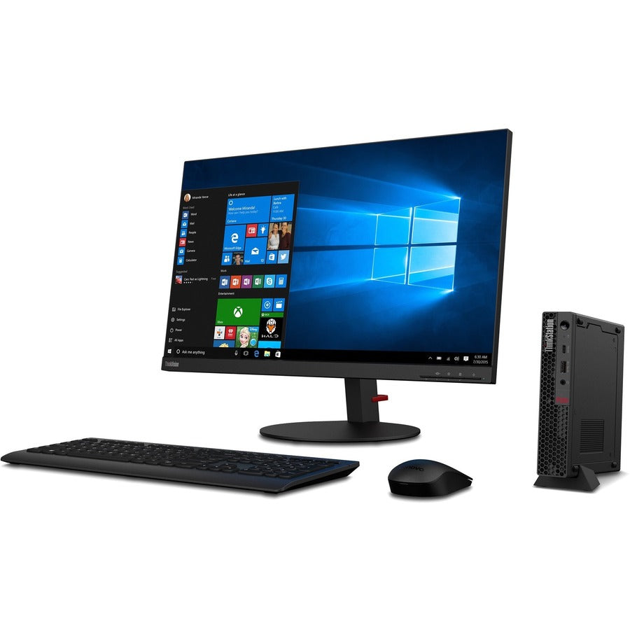 Lenovo ThinkStation P350 30EF004VUS Workstation - 1 x Intel Core i7 11th Gen i7-11700T - 32 GB - 1 TB SSD - Tiny - Black