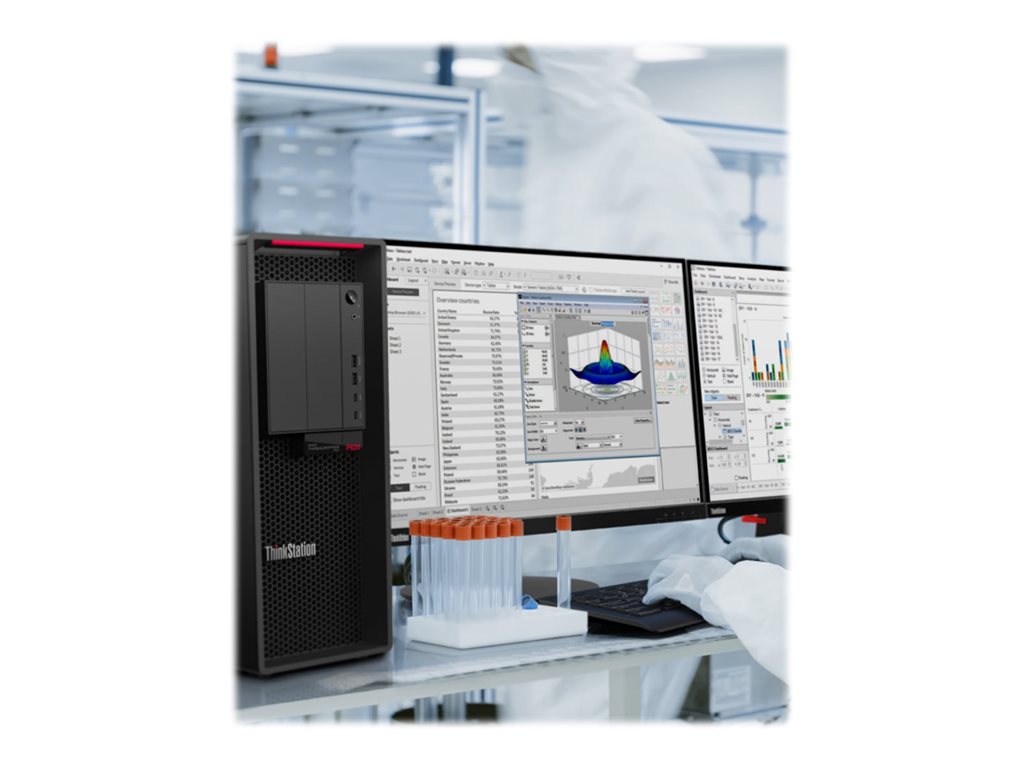 Lenovo ThinkStation P620 30E0 - Tower - 1 x Ryzen ThreadRipper PRO 5945WX / up to 4.5 GHz - AMD PRO - RAM 64 GB - SSD 2 TB - 30E000YFUS