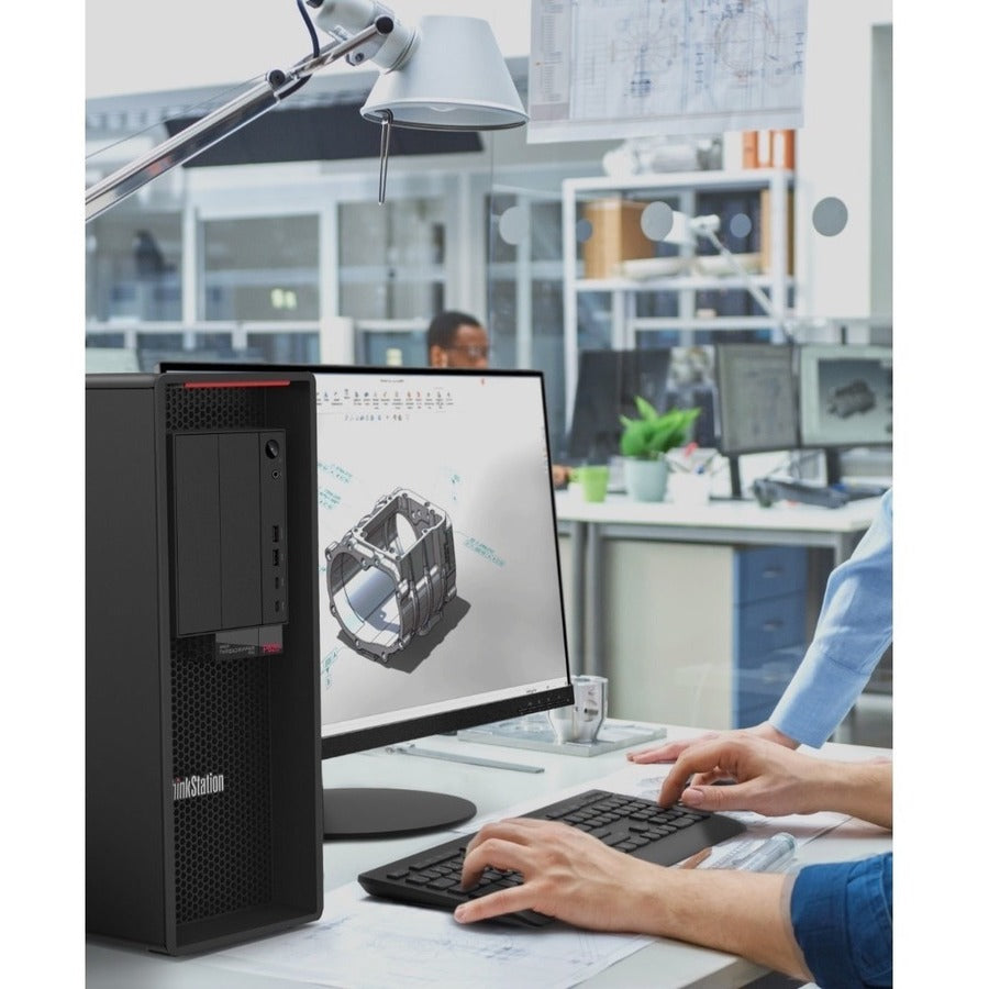 Lenovo ThinkStation P620 30E000ALUS Workstation - 1 x AMD Ryzen Threadripper PRO 3975WX - 128 GB - 1 TB SSD - Tower - Graphite Black