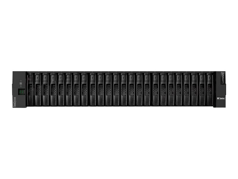 Lenovo ThinkSystem DE4000H Hybrid 2U24 SFF controller enclosure - Hard drive array - 24 bays (SAS-3) - 16Gb Fibre Channel, SAS 7Y75100CNA