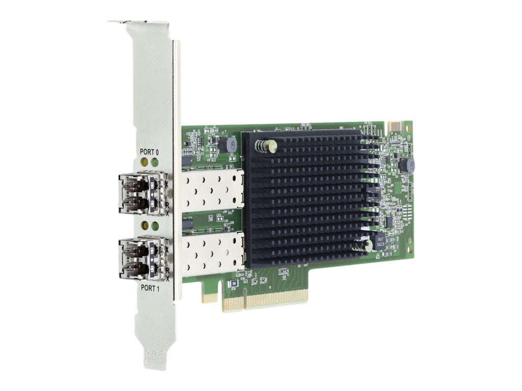 Lenovo ThinkSystem Emulex LPe32002 V2 - Host bus adapter - PCIe 4.0 x8 low profile - 32Gb Fibre Channel Gen 7 (Short Wave) x 4XC7A76525