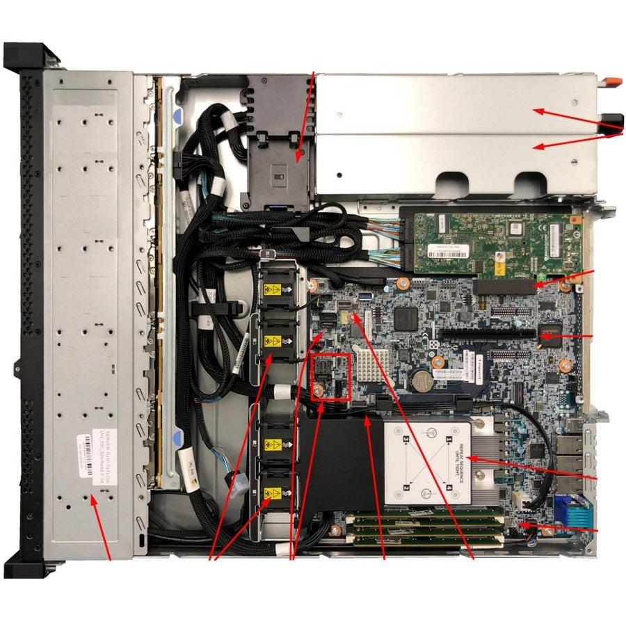 Lenovo ThinkSystem SR250 V2 7D7QA01ZNA 1U Rack Server - 1 x Intel Xeon E-2334 3.40 GHz - 16 GB RAM - Serial ATA Controller