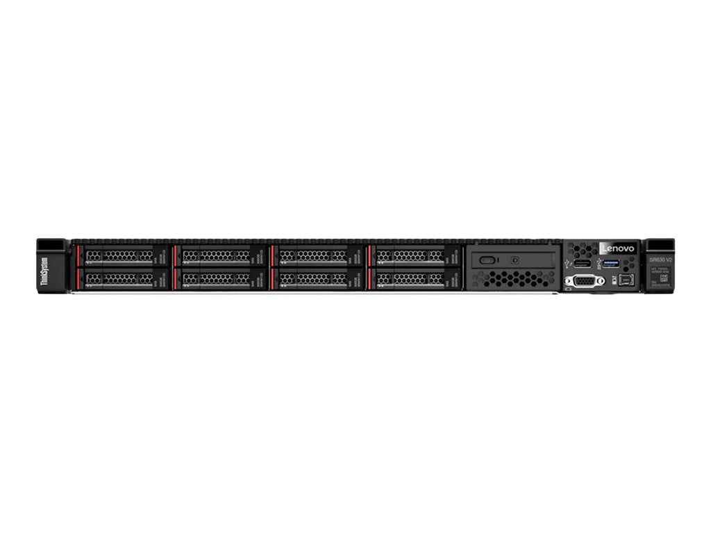 Lenovo ThinkSystem SR630 V2 7Z71 - Server - rack-mountable 1U - 2-way - 1 x Xeon Silver 4316 / up to 3.4 GHz - RAM 32 GB - SAS 7Z71A096NA