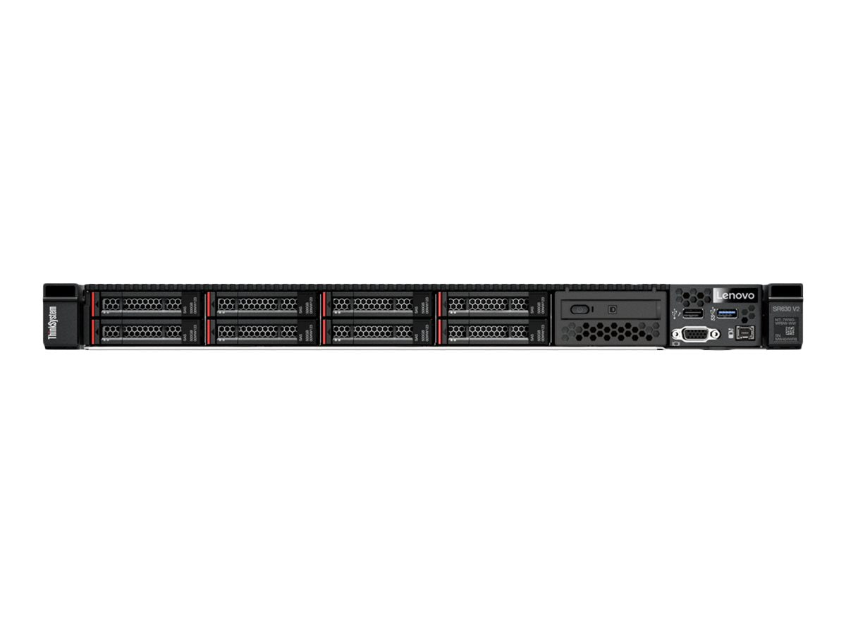 Lenovo ThinkSystem SR630 V2 7Z71 - Server - rack-mountable 1U - 2-way - 1 x Xeon Silver 4316 / up to 3.4 GHz - RAM 32 GB - SAS 7Z71A096NA