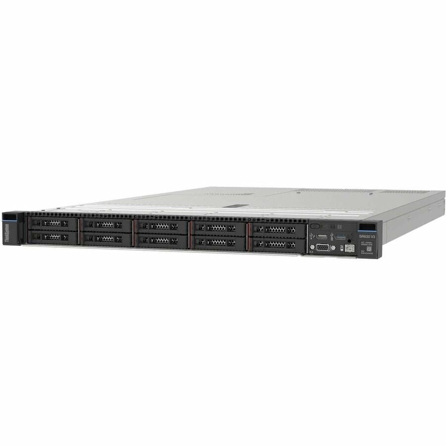 Lenovo ThinkSystem SR630 V3 7D73A05MNA 1U Rack Server - 1 x Intel Xeon Silver 4510 2.40