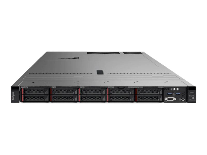 Lenovo ThinkSystem SR645 7D2X - Server - rack-mountable 1U - 2-way - 1 x EPYC 7203 / up to 3.4 GHz - RAM 32 GB - SAS - hot-swap 7D2XA061NA