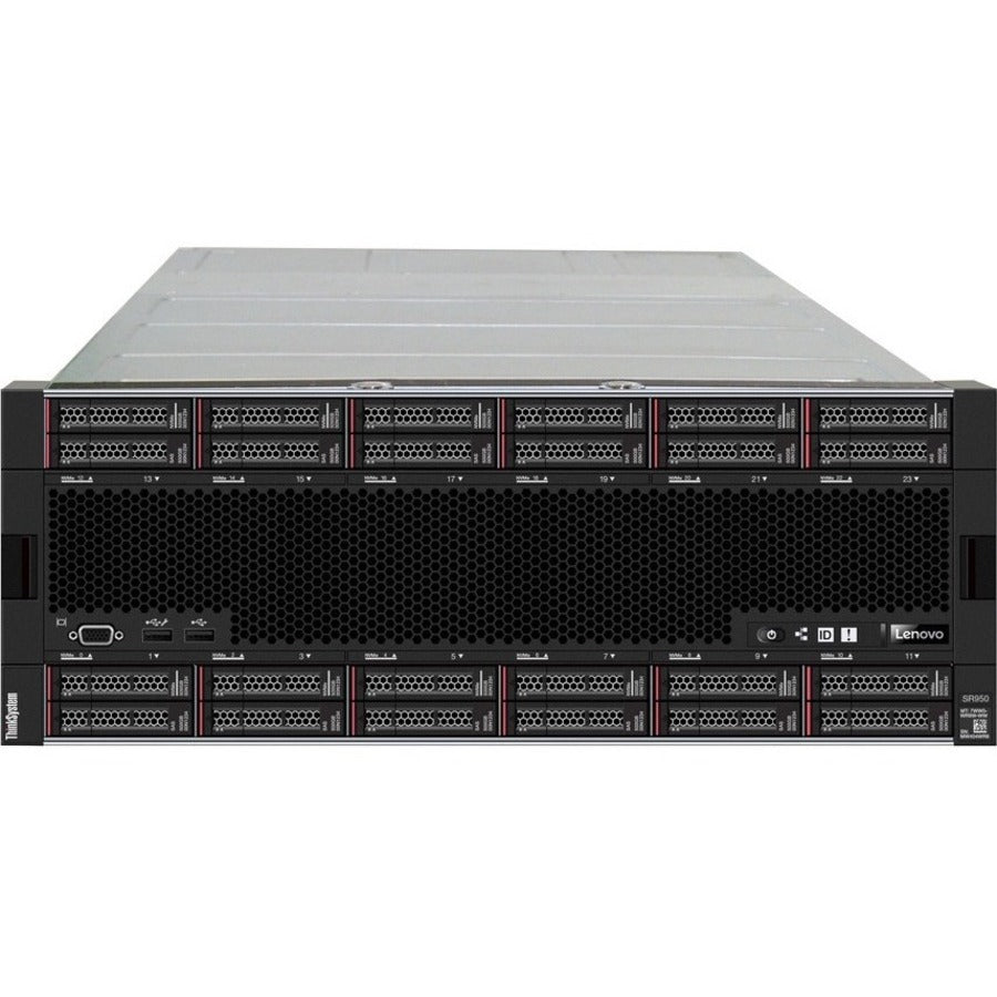 Lenovo ThinkSystem SR950 7X12A02UNA 4U Rack Server - 4 x Intel Xeon Gold 5220 2.20 GHz - 128 GB RAM - 12Gb/s SAS, Serial ATA/600 Controller
