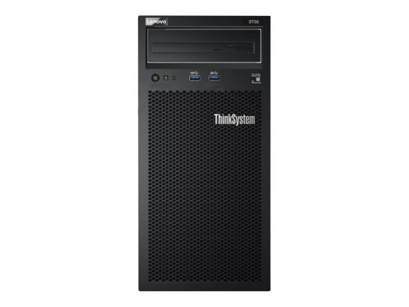 Lenovo ThinkSystem ST50 7Y48 - Server - tower - 4U - 1-way - 1 x Xeon E-2224G / up to 4.7 GHz - RAM 8 GB - HDD 2 x 1 TB