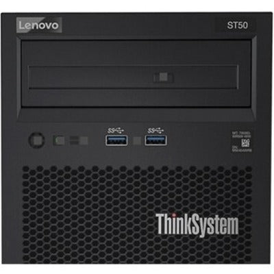 Lenovo ThinkSystem ST50 7Y48A04QNA 4U Tower Server - 1 x Intel Xeon E-2246G 3.60 GHz - 8 GB RAM - Serial ATA/600 Controller