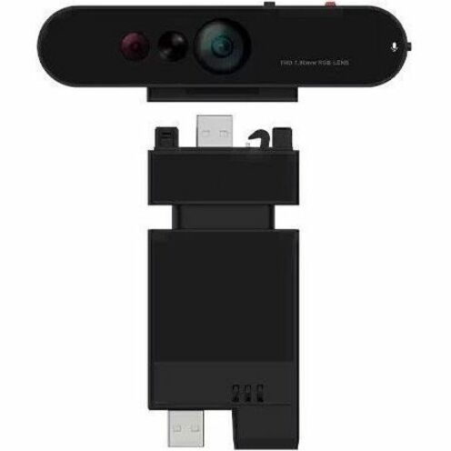 Lenovo ThinkVision MC60 Webcam - Black - USB 2.0 - 1920 x 1080 Video - 90&deg; Angle -
