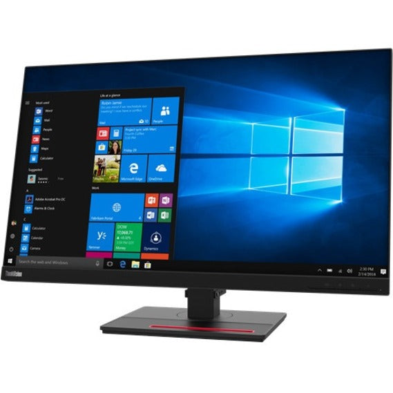 Lenovo ThinkVision T27h-20 27 Class WQHD LCD Monitor - 16:9 - Raven Black" 61ECGAR2US