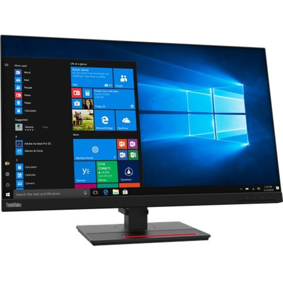 Lenovo ThinkVision T27h-20 27 Class WQHD LCD Monitor - 16:9 - Raven Black" 61ECGAR2US