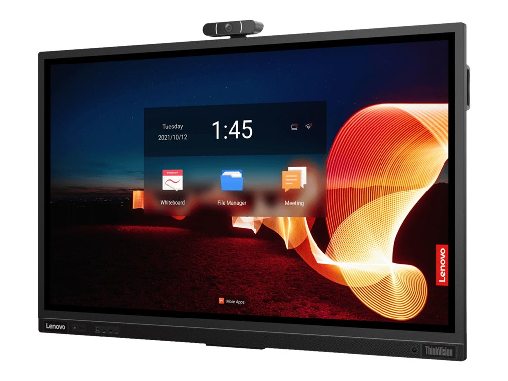 Lenovo ThinkVision T75 - 75 Diagonal Class LED-backlit LCD display - interactive - with touchscreen (multi touch) / 8-microphone 62F4KATCUS