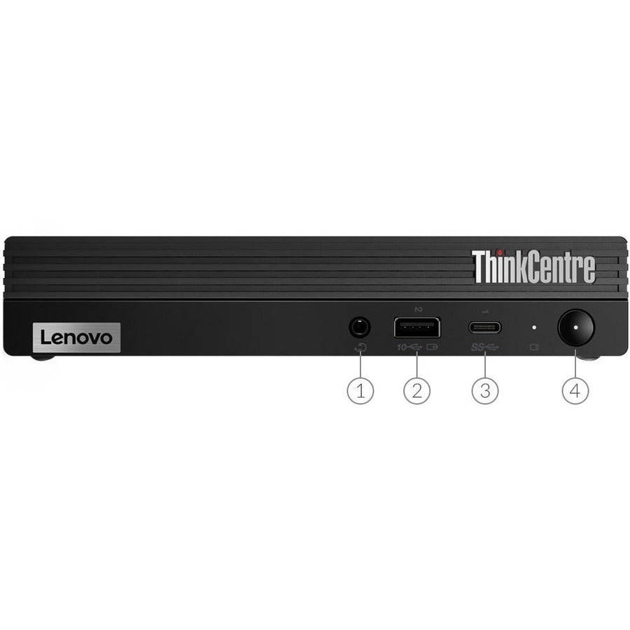Lenovo Thinkcentre M70Q 11Dt00Fgus Desktop Computer - Intel Core I5 10Th Gen I5-10400T Hexa-Core (6 Core) 2 Ghz - 8 Gb Ram Ddr4 Sdram - 256 Gb Nvme M.2 Pci Express Pci Express Nvme Ssd - Tiny - Black