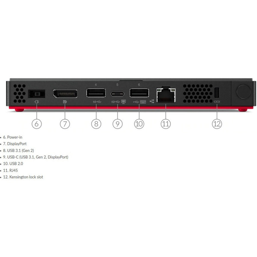 Lenovo Thinkcentre M75N Ddr4-Sdram 3300U Mini Pc Amd Ryzen™ 3 Pro 8 Gb 128 Gb Ssd Letos Black, Grey, Red
