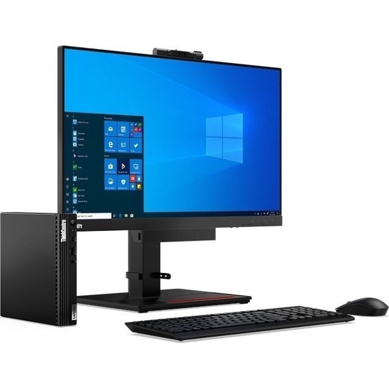 Lenovo Thinkcentre M75Q Gen 2 11Jn0074Us Desktop Computer - Amd Ryzen 5 Pro 5650Ge Hexa-Core (6 Core) 3.40 Ghz - 8 Gb Ram Ddr4 Sdram - 128 Gb M.2 Pci Express Nvme Ssd - Tiny - Black