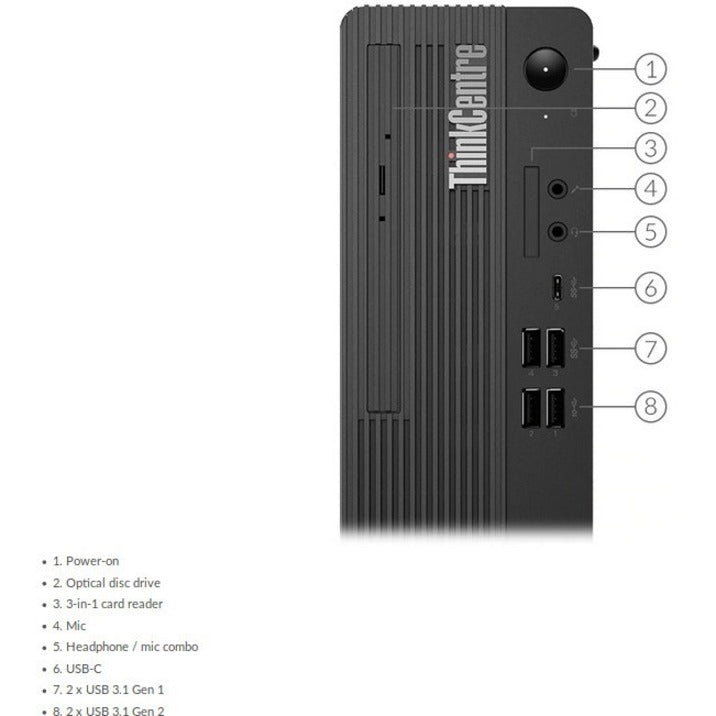 Lenovo Thinkcentre M80S Ddr4-Sdram I9-10900 Sff Intel® Core™ I9 16 Gb 1000 Gb Ssd Windows 10 Pro Pc Black