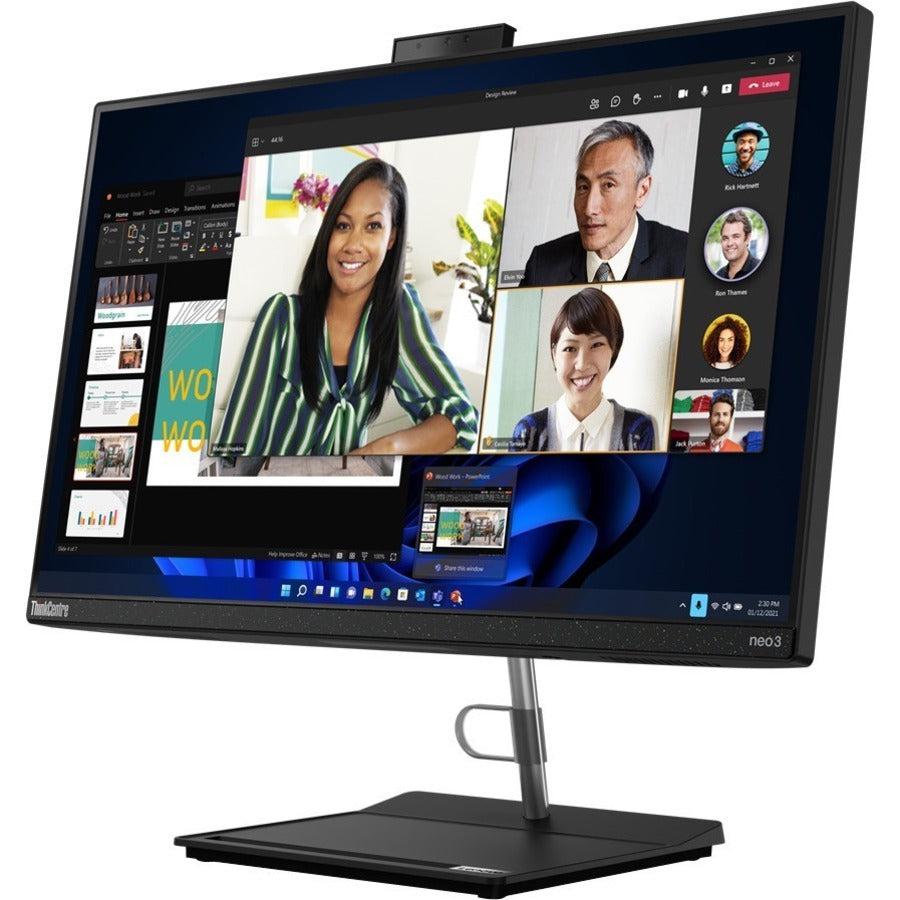 Lenovo Thinkcentre Neo 30A 12B000A7Us All-In-One Computer - Intel Core I3 12Th Gen I3-1220P Deca-Core (10 Core) - 8 Gb Ram Ddr4 Sdram - 256 Gb Nvme M.2 Pci Express Pci Express Nvme 3.0 X4 Ssd - 23.8" Full Hd 1920 X 1080 - Desktop - Raven Black