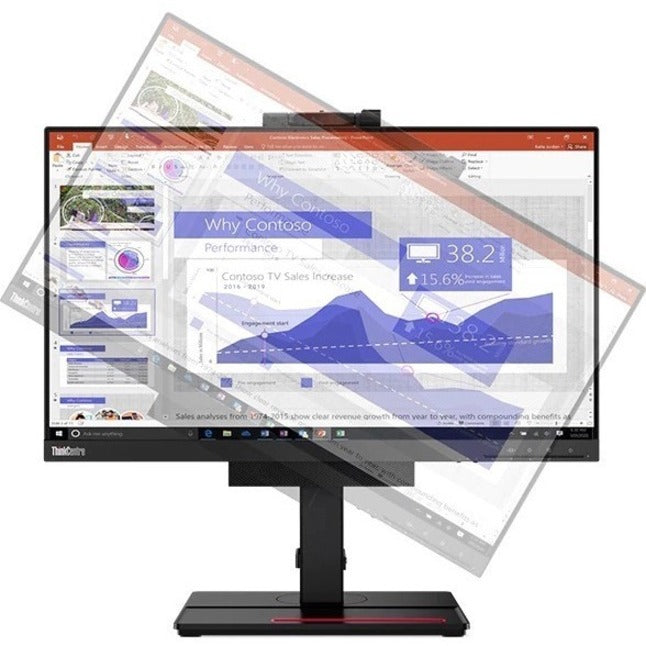 Lenovo Thinkcentre Tio24Gen4 23.8" Full Hd Wled Lcd Monitor - 16:9 - Black - 24" Class - In-Plane Switching (Ips) Technology - 1920 X 1080 - 16.7 Million Colors - 250 Nit - 4 Ms - 60 Hz Refresh Rate - Displayport