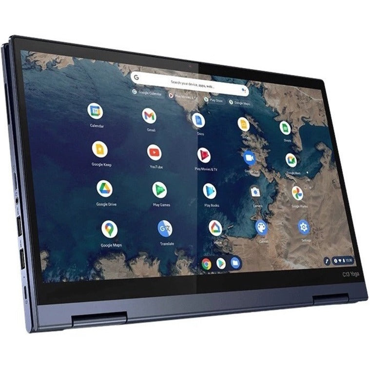 Lenovo Thinkpad C13 Yoga Gen 1 20Ux000Uus 13.3" Touchscreen Convertible 2 In 1 Chromebook - Full Hd - 1920 X 1080 - Amd 3150C Dual-Core (2 Core) 2.40 Ghz - 4 Gb Total Ram - 64 Gb Flash Memory - Abyss Blue
