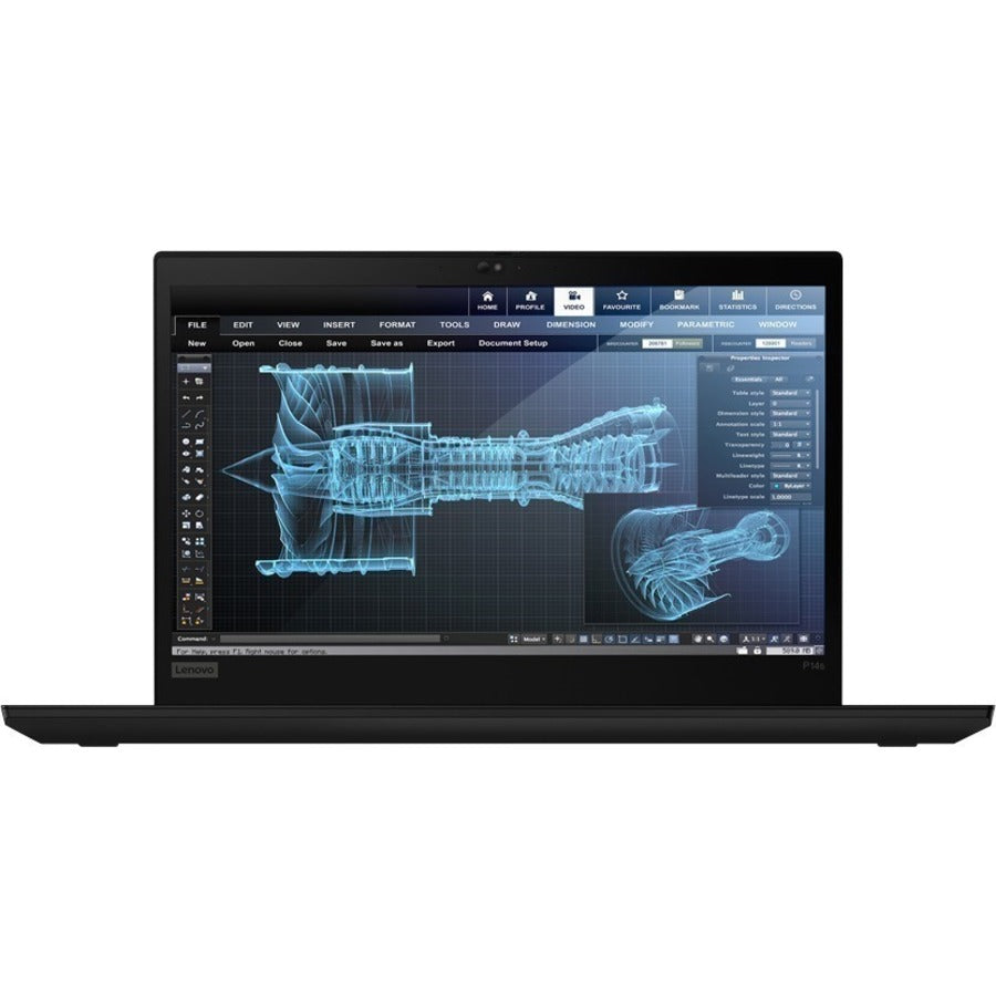 Lenovo Thinkpad P14S Gen 2 20Vx00L4Us 14" Mobile Workstation - Full Hd - 1920 X 1080 - Intel Core I7 11Th Gen I7-1185G7 Quad-Core (4 Core) 3 Ghz - 16 Gb Total Ram - 16 Gb On-Board Memory - 512 Gb Ssd - Black