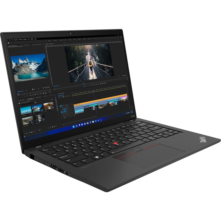 Lenovo Thinkpad P14S Gen 3 21Ak005Kus 14" Mobile Workstation - Wuxga - 1920 X 1200 - Intel Core I5 12Th Gen I5-1240P Dodeca-Core (12 Core) - 16 Gb Total Ram - 16 Gb On-Board Memory - 512 Gb Ssd - Black
