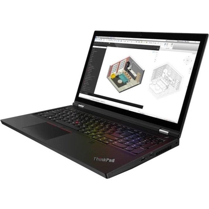 Lenovo Thinkpad P15 Mobile Workstation 39.6 Cm (15.6") Full Hd Intel® Core™ I7 32 Gb Ddr4-Sdram 512 Gb Ssd Nvidia Quadro Rtx 5000 Max-Q Wi-Fi 6 (802.11Ax) Windows 10 Pro Black
