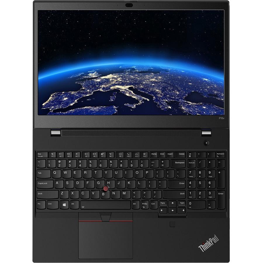 Lenovo Thinkpad P15V Mobile Workstation 39.6 Cm (15.6") Full Hd Intel® Core™ I7 16 Gb Ddr4-Sdram 512 Gb Ssd Nvidia T600 Wi-Fi 6 (802.11Ax) Windows 10 Pro Black