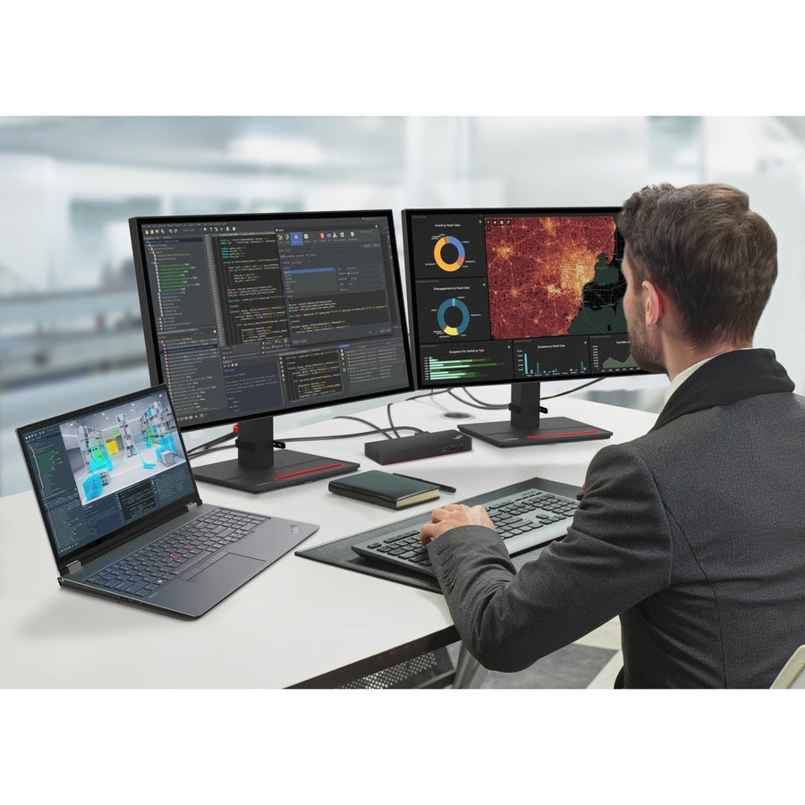 Lenovo Thinkpad P16 G1 21D6007Qus 16" Mobile Workstation - Wuxga - 1920 X 1200 - Intel Core I9 12Th Gen I9-12900Hx Hexadeca-Core (16 Core) 2.30 Ghz - 32 Gb Total Ram - 1 Tb Ssd - Storm Gray