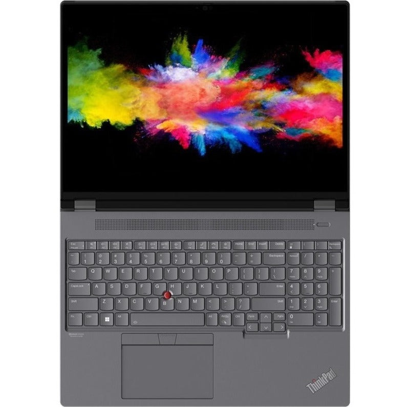 Lenovo Thinkpad P16 G1 21D6008Jus 16" Touchscreen Mobile Workstation - Wquxga - 3840 X 2400 - Intel Core I9 12Th Gen I9-12900Hx Hexadeca-Core (16 Core) 2.30 Ghz - 64 Gb Total Ram - 2 Tb Ssd - Storm Gray