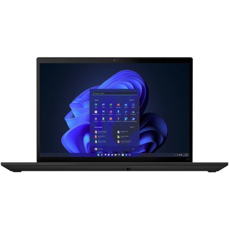 Lenovo Thinkpad T16 Gen 1 21Bv0097Us 16" Notebook - Wuxga - 1920 X 1200 - Intel Core I5 12Th Gen I5-1235U Deca-Core (10 Core) - 16 Gb Total Ram - 8 Gb On-Board Memory - 512 Gb Ssd - Thunder Black