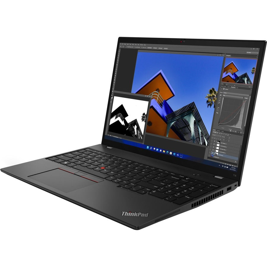 Lenovo Thinkpad T16 Gen 1 21Ch0040Us 16" Touchscreen Notebook - Wuxga - 1920 X 1200 - Amd Ryzen 7 Pro 6850U Octa-Core (8 Core) 2.70 Ghz - 16 Gb Total Ram - 16 Gb On-Board Memory - 512 Gb Ssd - Thunder Black