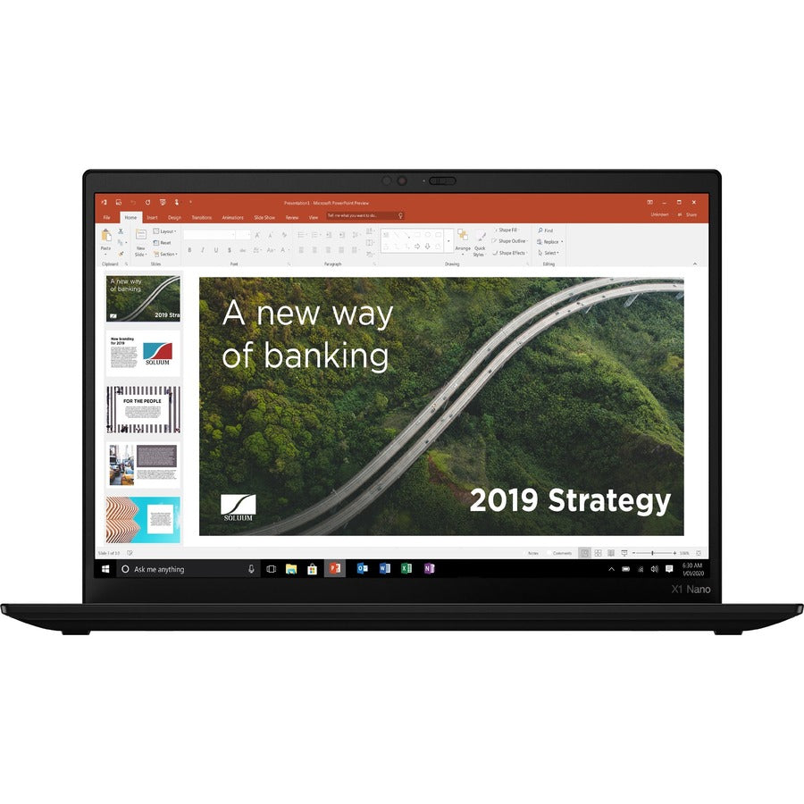 Lenovo Thinkpad X1 Nano Gen1 20Un00Frus 13" Notebook - 2K - 2160 X 1350 - Intel Core I5 11Th Gen I5-1130G7 Quad-Core (4 Core) 1.80 Ghz - Intel Evo Platform - 16 Gb Total Ram - 16 Gb On-Board Memory - 256 Gb Ssd - Black Paint