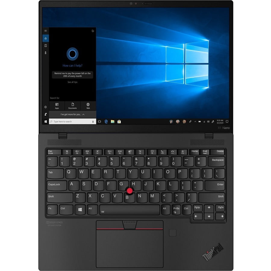 Lenovo Thinkpad X1 Nano Gen1 20Un00Fvus 13" Touchscreen Notebook - 2K - 2160 X 1350 - Intel Core I7 11Th Gen I7-1180G7 Quad-Core (4 Core) 2.20 Ghz - Intel Evo Platform - 16 Gb Total Ram - 16 Gb On-Board Memory - 512 Gb Ssd - Black Weave